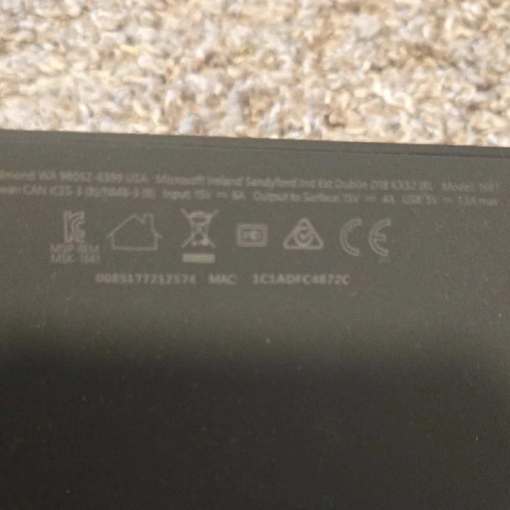 Microsoft Black Surface Device